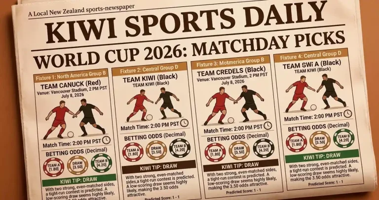World Cup 2026 Daily Betting Tips: Today’s Punts in NZT