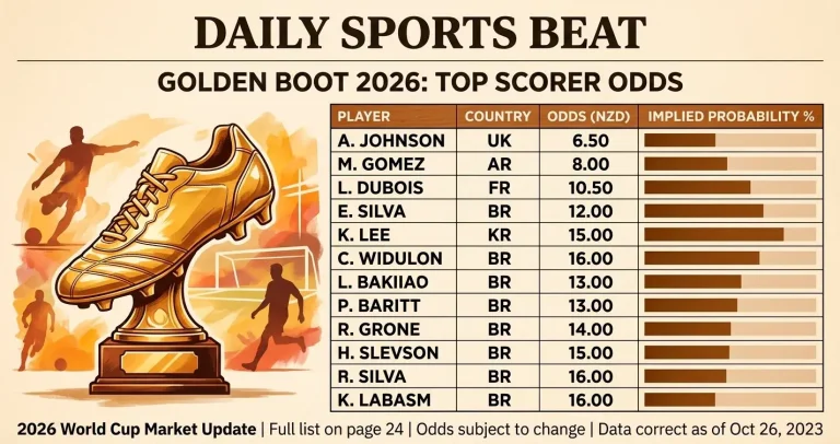 World Cup 2026 Top Scorer Odds: Golden Boot Betting